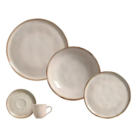 Aparelho De Jantar 30 Peças Bio Raio Porto Brasil