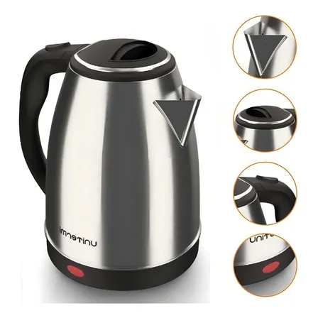 Chaleira Eletrica Atacama 1,8l Prateado 127 V Unitermi 1200 W 127v