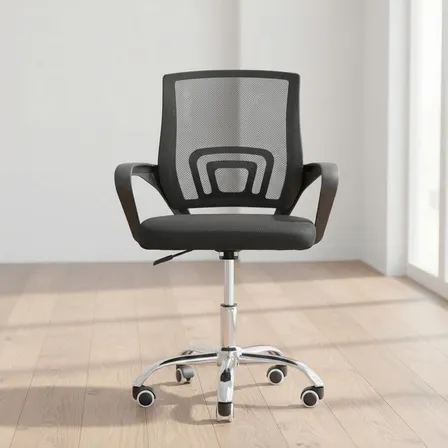 Cadeira De Escritório Diretor Jadel Preta Healer Preto Tecido