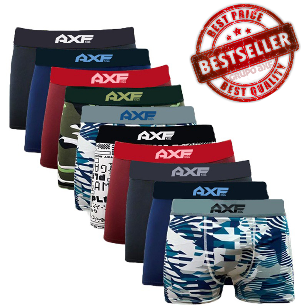 10 Cuecas Boxer Microfibra Underware