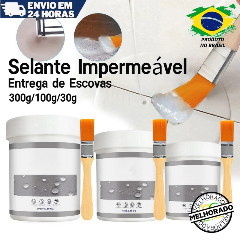 Selante Impermeável Invisível 30/100/300ML Para Reparo De Vazamento E Isolamento De Paredes