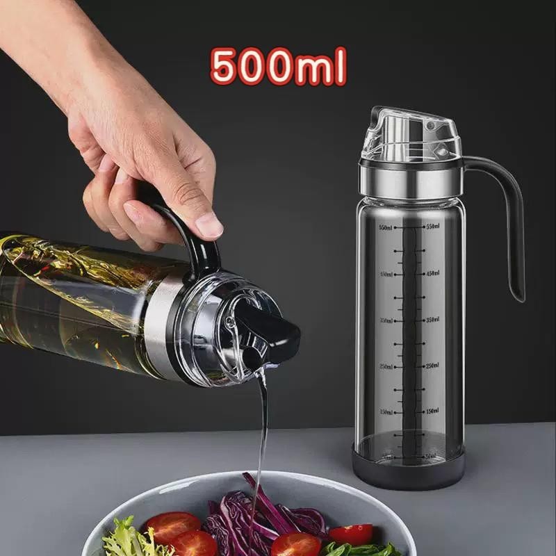 Dispenser Recipiente Garrafa de Vidro Luxo De Azeite Vinagre Pimenta Óleo