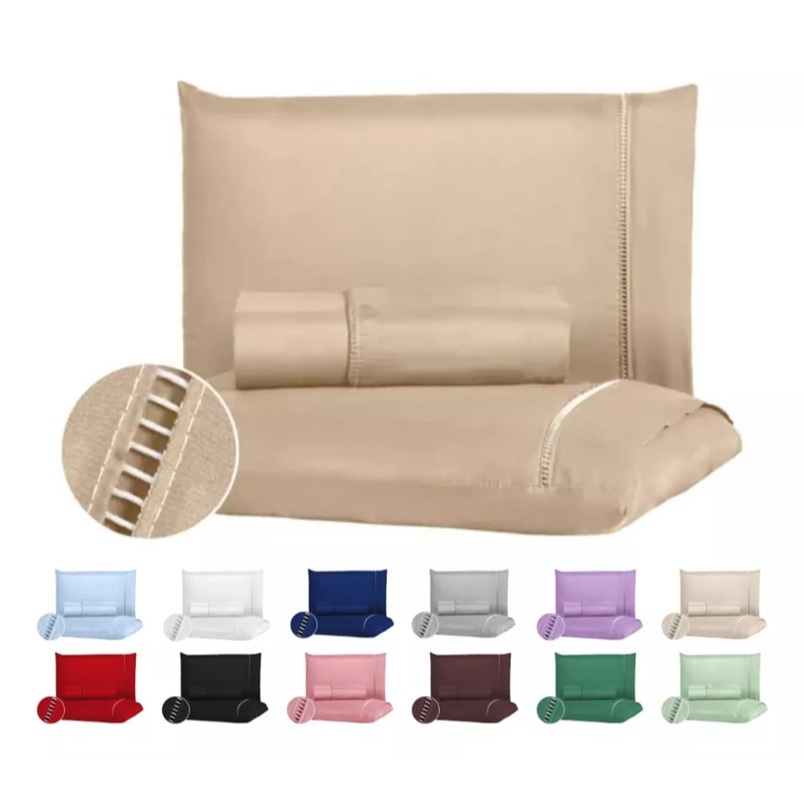 Lencol Queen 400 Fios Micropercal Cama Casal Solteiro Tecido Super Macio