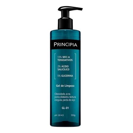 Gel De Limpeza Poros Dilatados Principia Gl-01 Salicilico 350ml Oleosa Todo Tipo De Pele Dia/noite