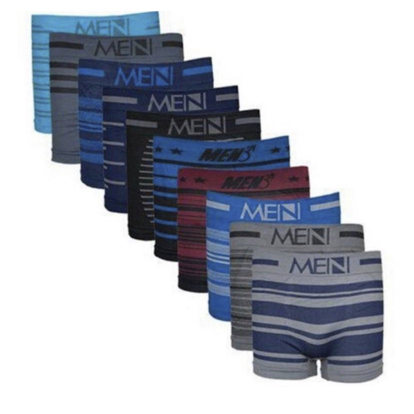 Kit 8 Cuecas Boxer Adulto Masculino Microfibra Premium
