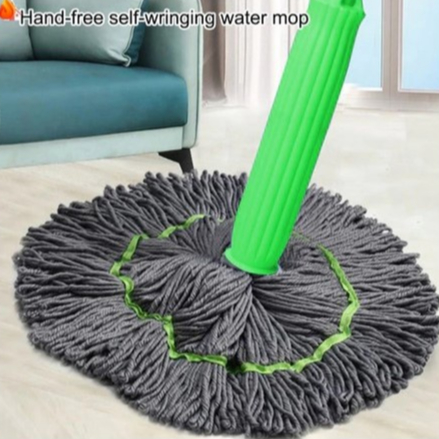 Esfregão Mop Desidratação 2 Em 1 - Esfregão Giratório Automático Para Limpeza De Piso