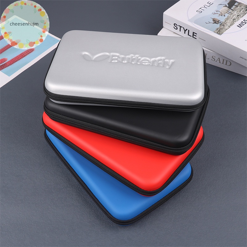 cheesenhujm Saco De Tênis De Mesa Raquete De Alta Qualidade Em Forma De Quadrado Caixa Esportivo Portátil Com Zíper BR