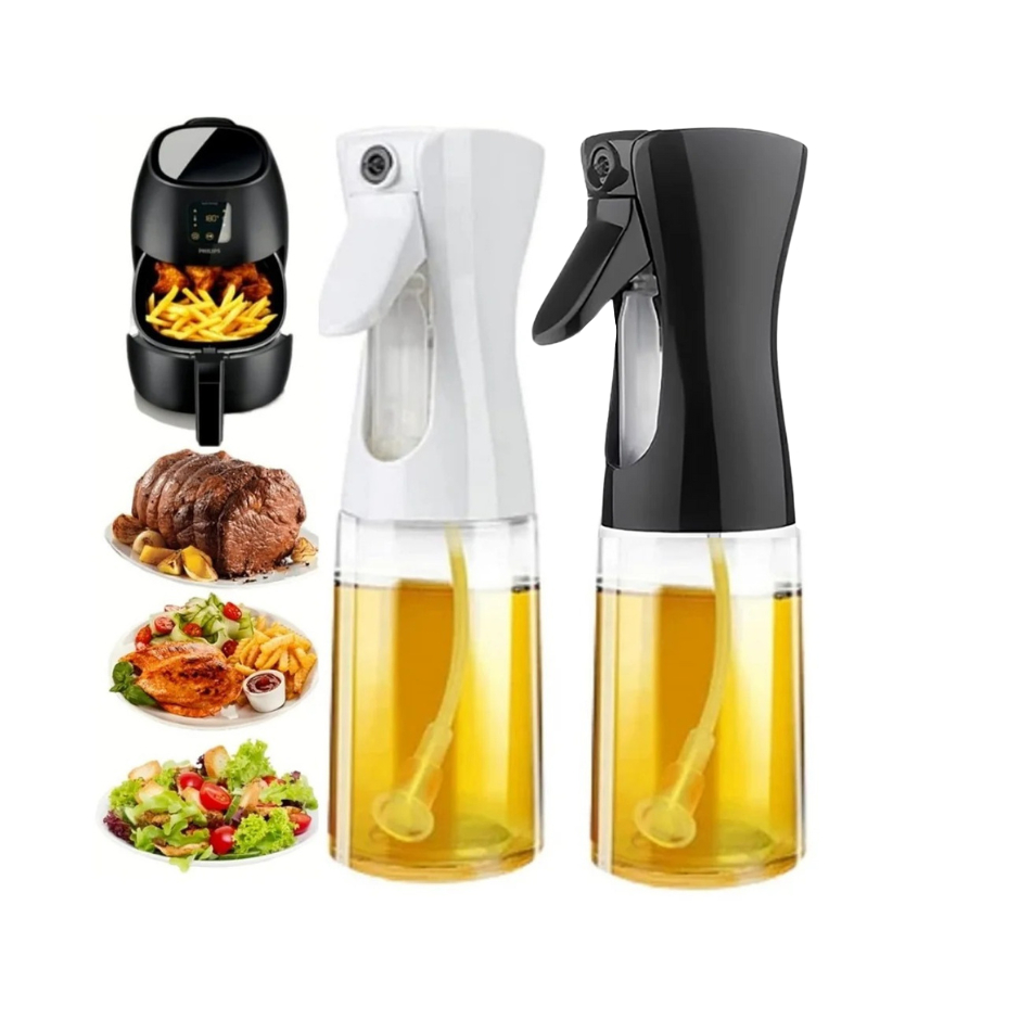 Spray Borrifador Pulverizador para cozinha para Óleo Vinagre de vidro Frasco com Kits de até 2un Multifuncional Azeite