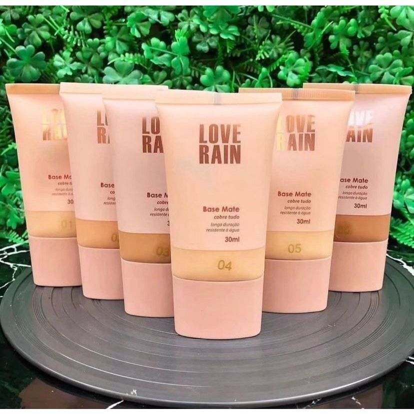 Base matte, alta cobertura, à prova d'água, resistente à chuva, longa duração