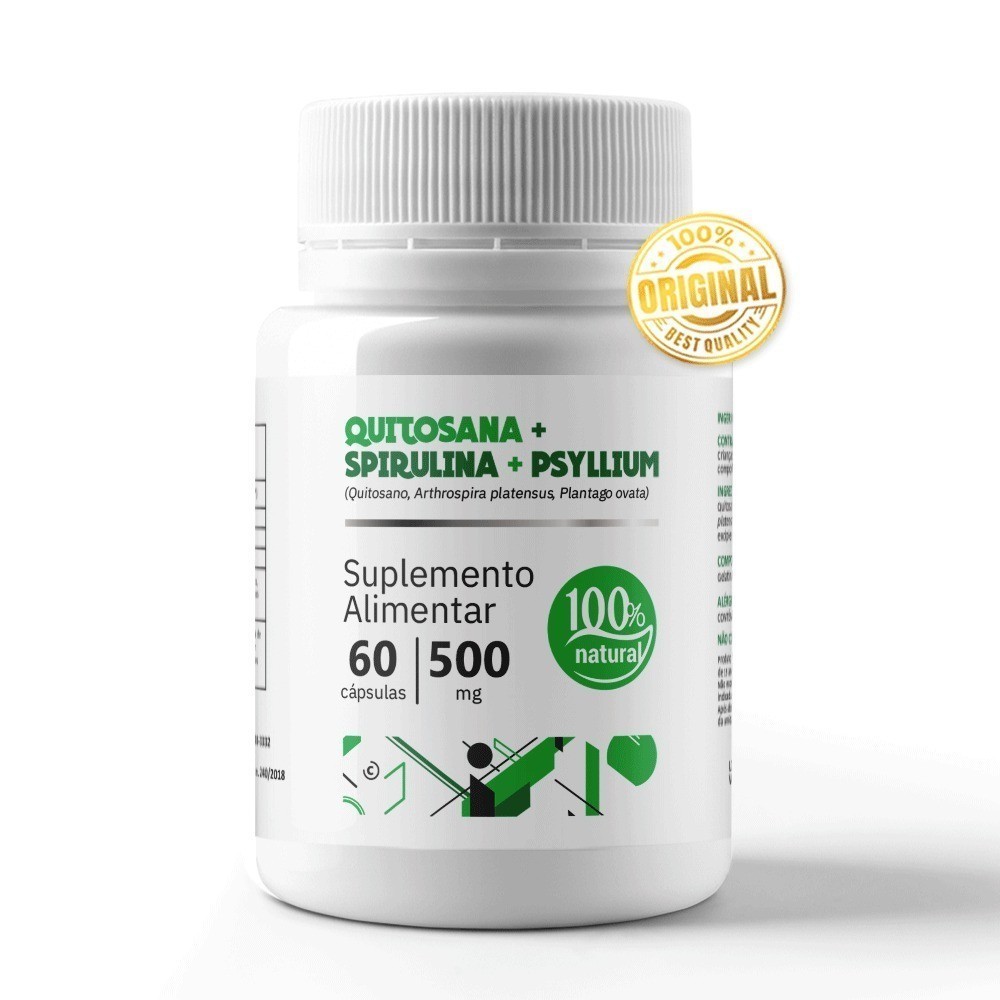 QPS spirulina C/60 CÁPS 500MG Envio Imediato