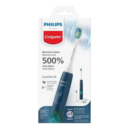 Escova Dental Elétrica Azul Colgate Philips Sonicpro 35 127/220v