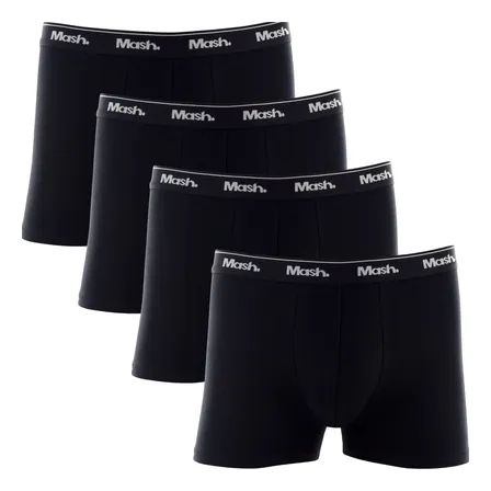 Kit 4 Cuecas Boxer Box Mash Algodão Cotton Original