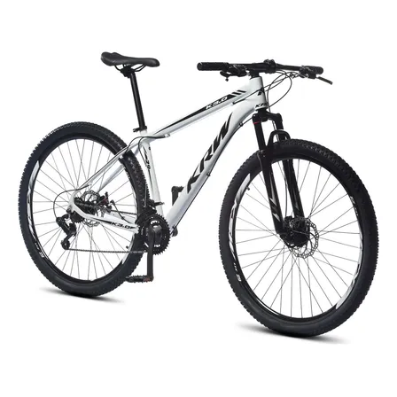 Bicicleta Aro 29 Krw Alumínio Shimano Tz 21 Vel A Disco sh21 Branco/preto 17