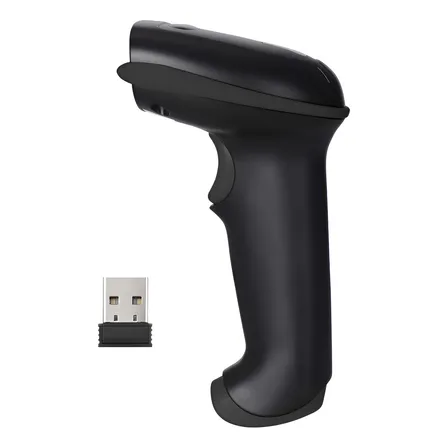 Leitor De Código De Barras 1d E 2d Qr Code Lw300 Sem Fio 127/220v Preto Usb