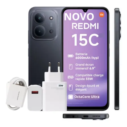 Xiaomi Redmi 15c 256gb 16gb Ram Dual Sim - Preto