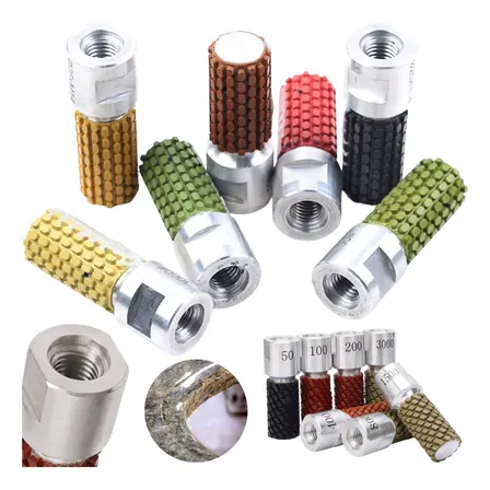 Kit 7x Roda Lixa Diamantada Tambor Polir Boca De Pia Granito 7