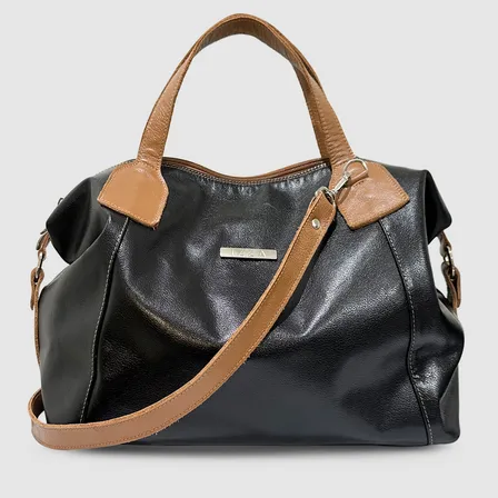 Bolsa Feminina Grande Em Couro Legítimo Promoção