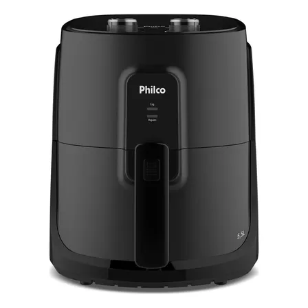 Air Fryer Philco 5,5l Cesto Quadrado 1500w Paf55a Cor Preto 127v
