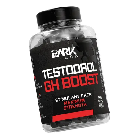 Testo Precursor Gh Booster Dark Lab 60 Capsulas Sabor Sem Sabor