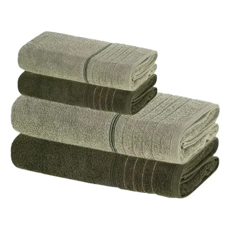 Jogo De Toalhas De Banho 4 Peças Bressan Ele/ Ela Karsten