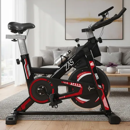 Bicicleta Spinning Mbx Roda De Inércia 13kg Ajustável Com Freio Segurança Vermelho