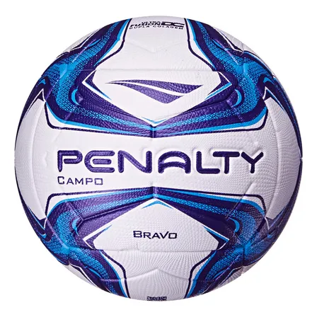Bola Para Futebol De Campo Bravo Xxiv Branco E Azul Penalty Branco/azul