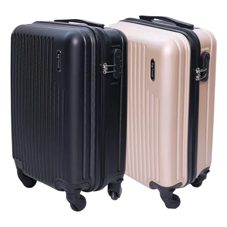 Kit Mala 10kg  Casal Viagem Giratória Anti-furto Abs Férias