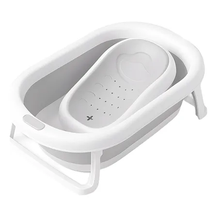 Banheira Dobrável Com Redutor De Assento Bebês 44l Pipdip