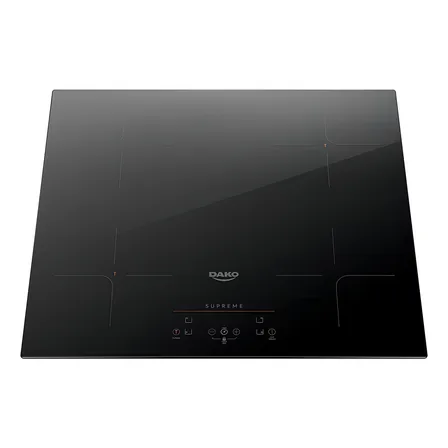 Cooktop De Indução 4 Bocas Preto Com Trava De Segurança Dako Supreme