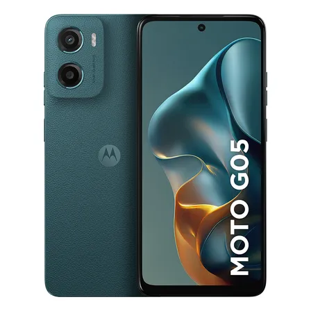 Smartphone Motorola Moto G05 - 256gb 12gb (4gb Ram + 8gb Ram Boost) E Camera 50mp Com Ai Bateria De 5200 Mah Tela 6.7 Com Superbrilho - Verde